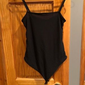 ribbed square neck bodysuit!